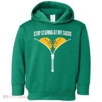 Funny Mexican Stop Staring At My Tacos Fiesta Cinco De Mayo Toddler Hoodie thumb 0