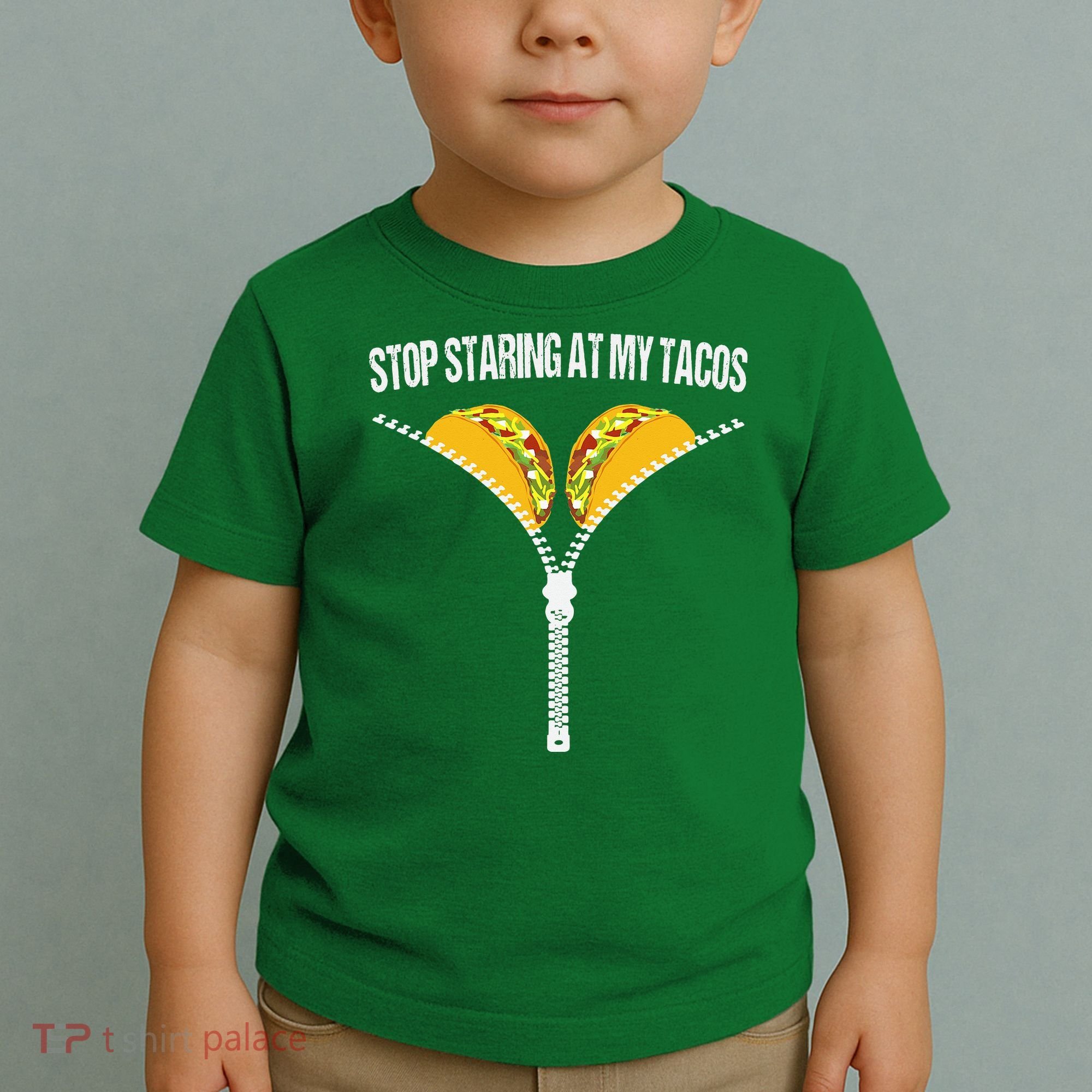 Funny Mexican Stop Staring At My Tacos Fiesta Cinco De Mayo Toddler T-Shirt