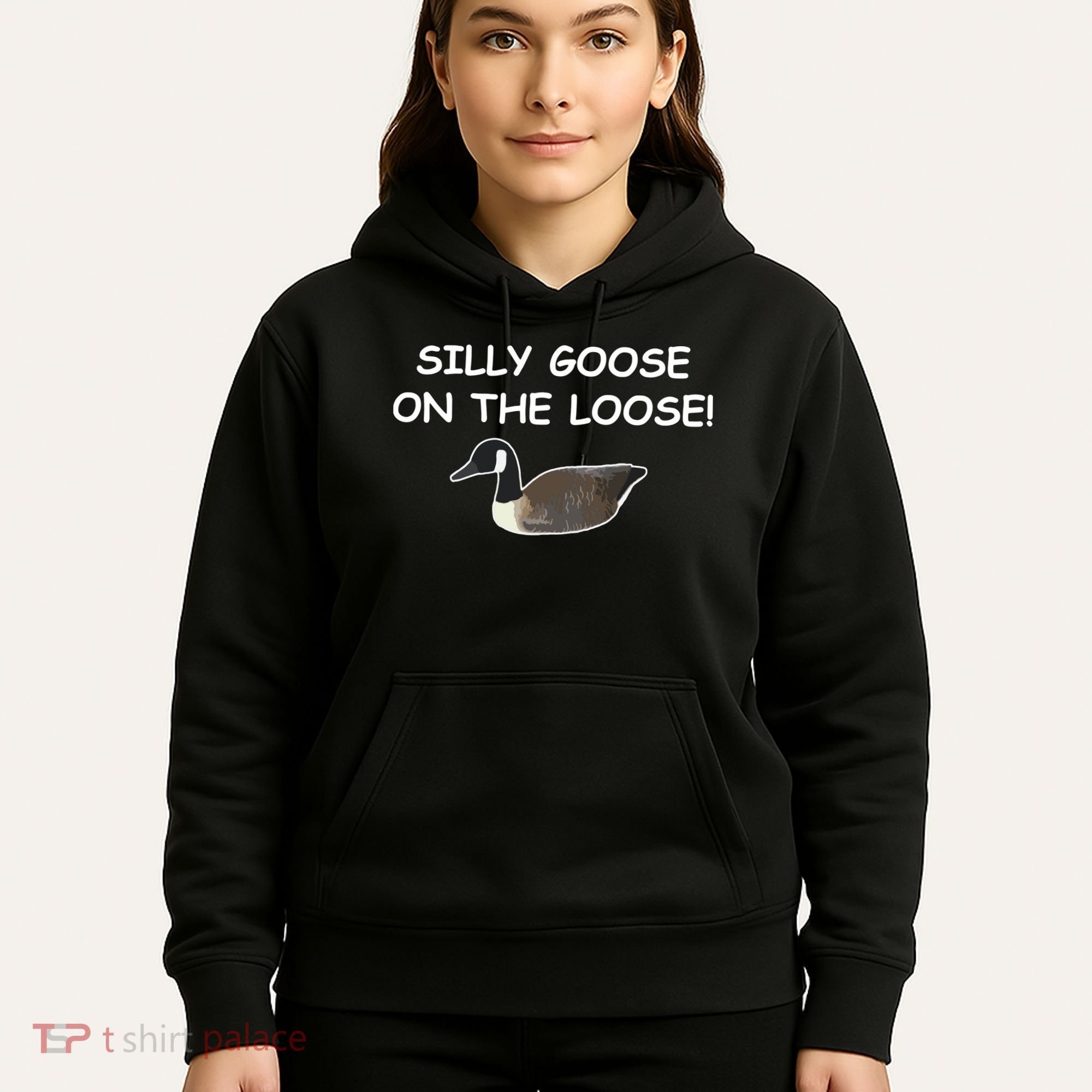 Funny Meme Silly Goose On The Loose Joke Hoodie