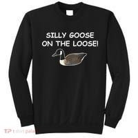 Funny Meme Silly Goose On The Loose Joke Sweatshirt thumb 0