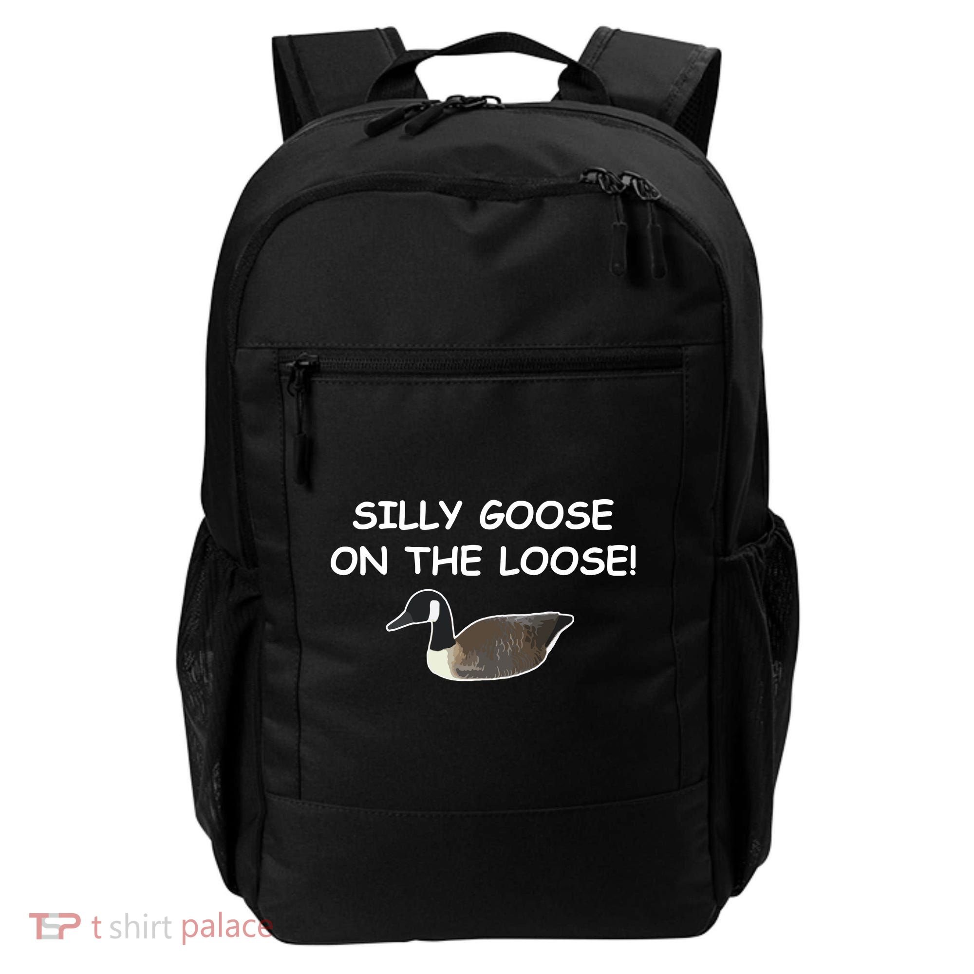 Funny Meme Silly Goose On The Loose Joke Backpack