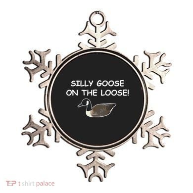 Funny Meme Silly Goose On The Loose Joke Ornament