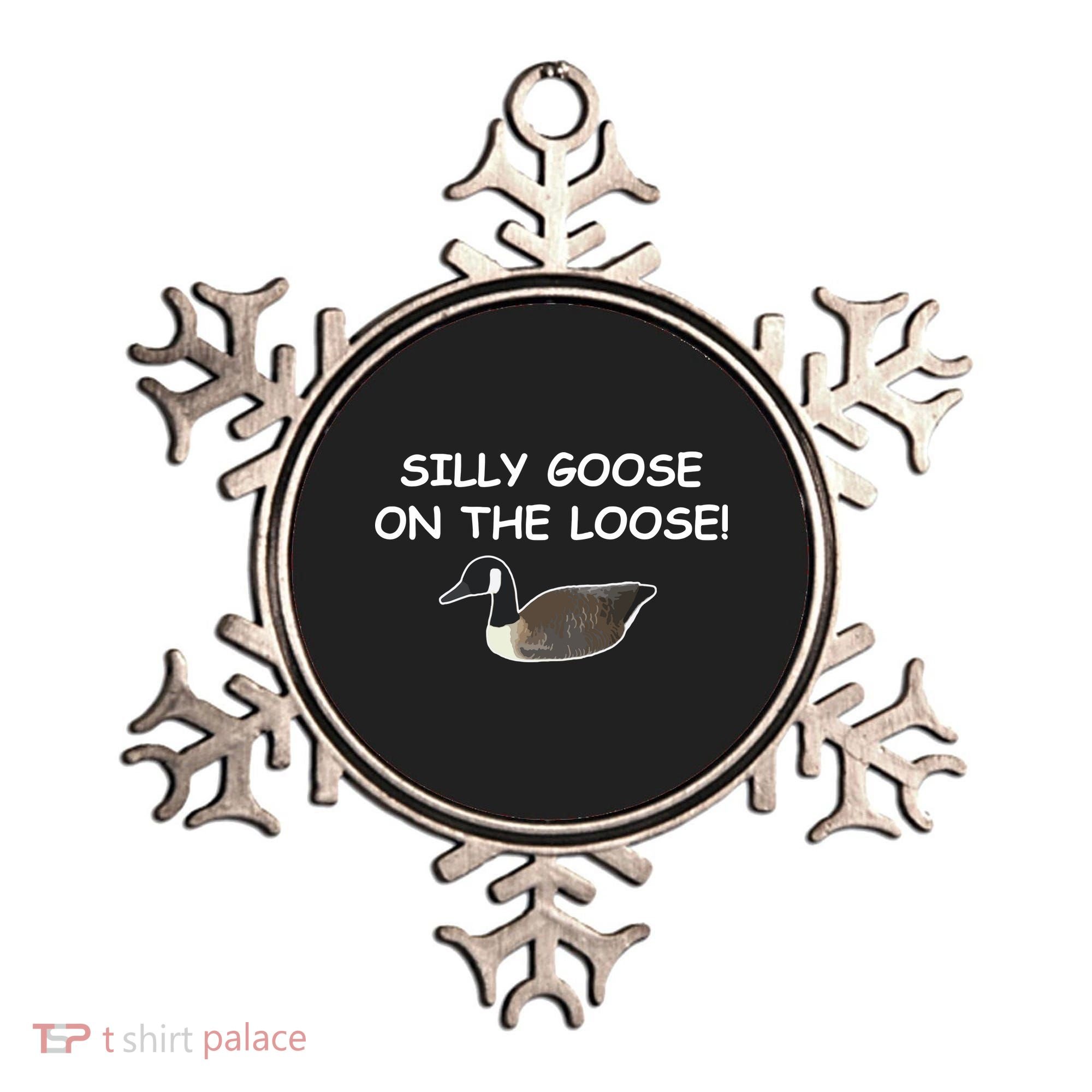 Funny Meme Silly Goose On The Loose Joke Ornament