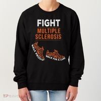 Fight Multiple Sclerosis Ms Awareness Warrior Ribbon Women's Sweatshirt thumb 0