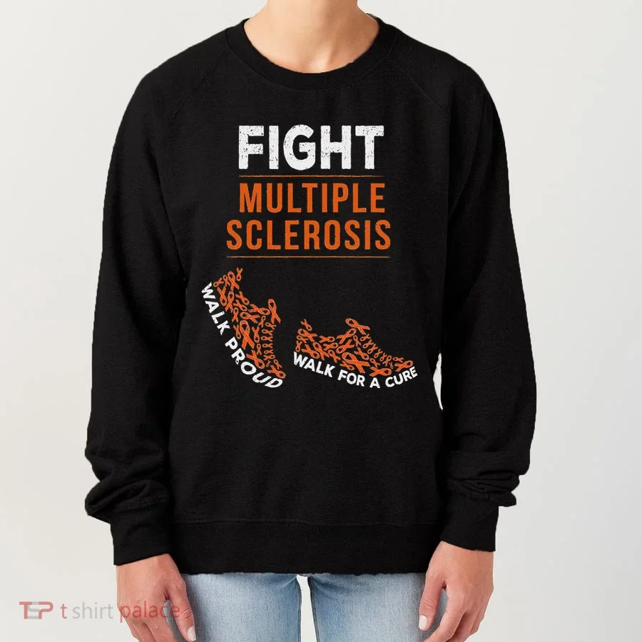 Fight Multiple Sclerosis Ms Awareness Warrior Ribbon Women's Sweatshirt