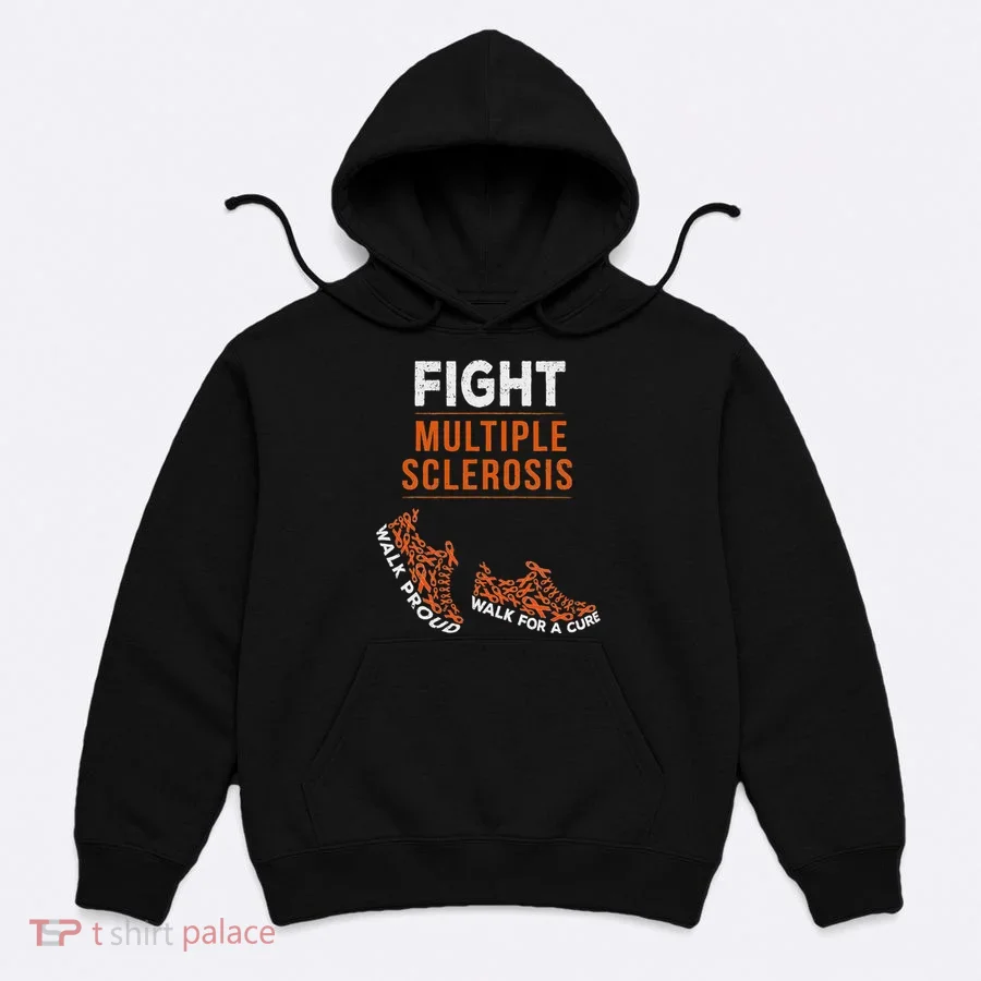 Fight Multiple Sclerosis Ms Awareness Warrior Ribbon Hoodie