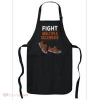 Fight Multiple Sclerosis Ms Awareness Warrior Ribbon Apron thumb 0