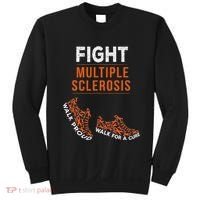Fight Multiple Sclerosis Ms Awareness Warrior Ribbon Sweatshirt thumb 0