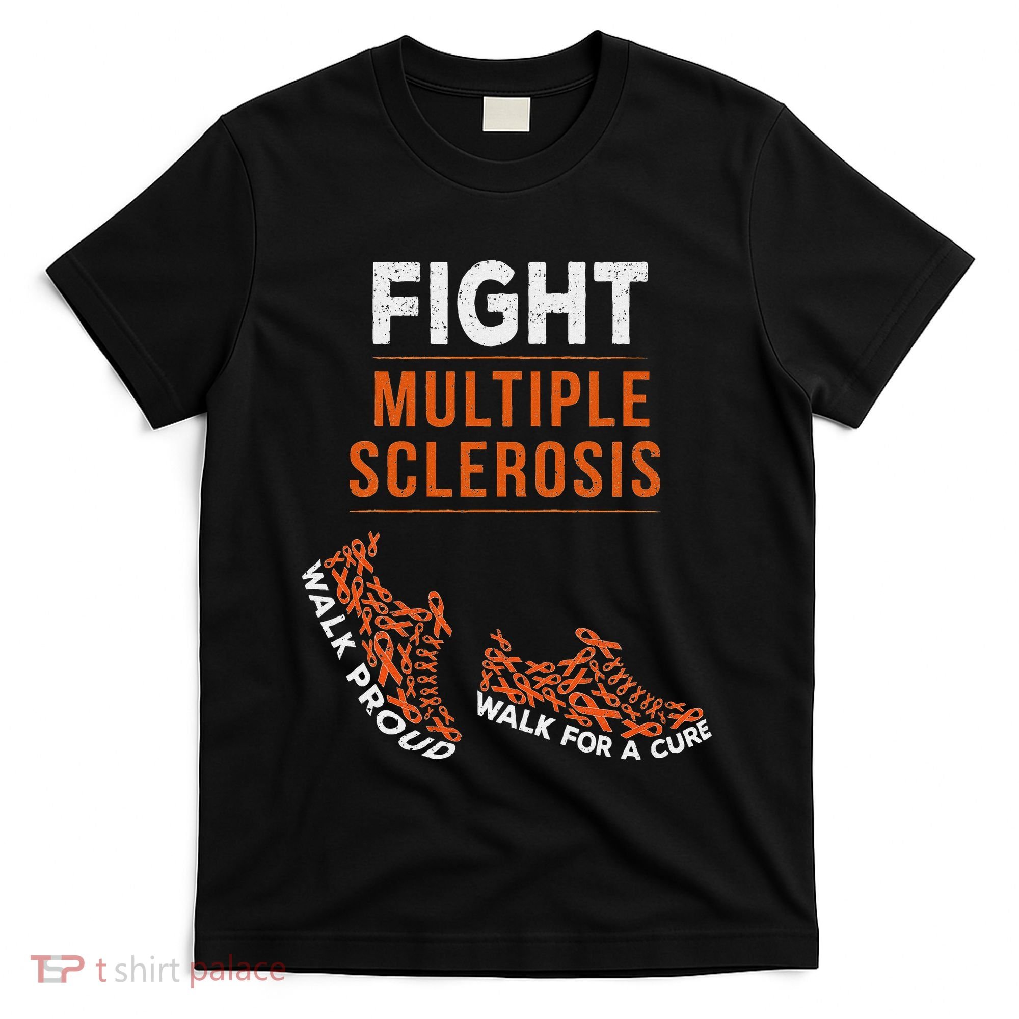 Fight Multiple Sclerosis Ms Awareness Warrior Ribbon T-Shirt