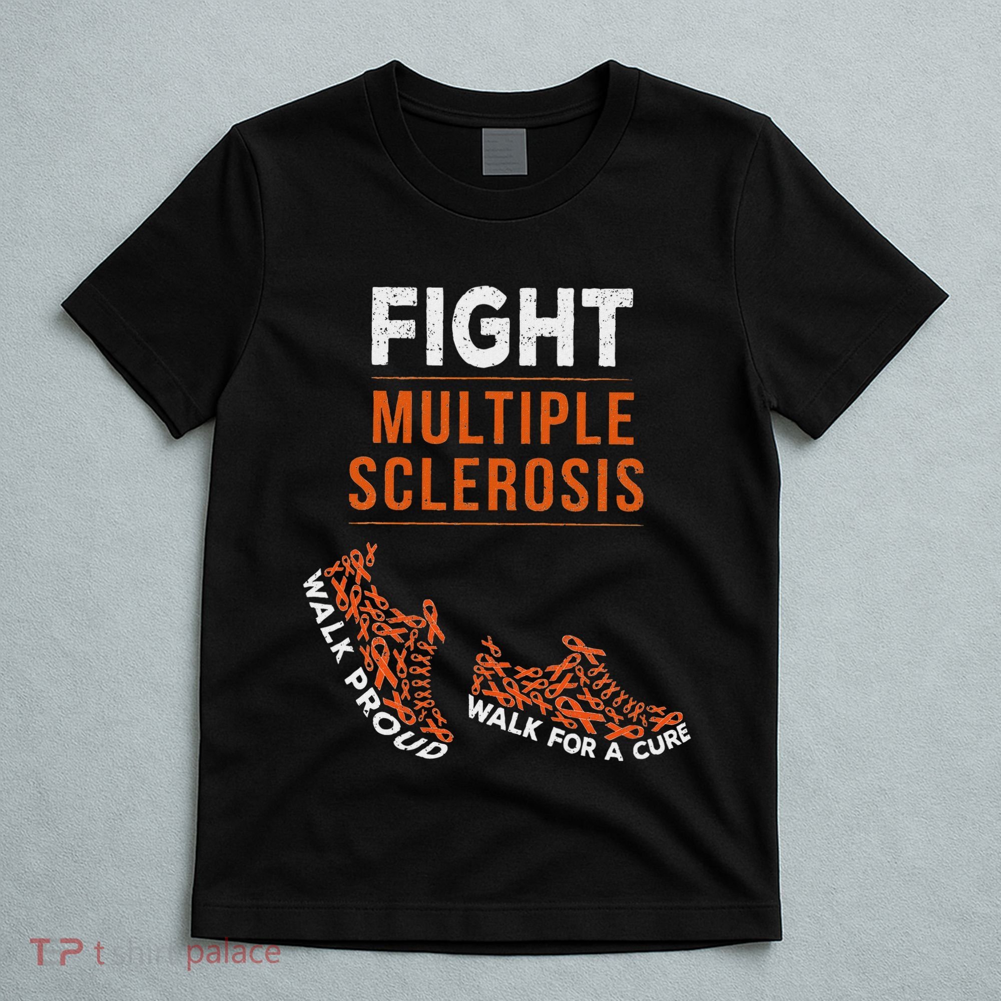 Fight Multiple Sclerosis Ms Awareness Warrior Ribbon T-Shirt