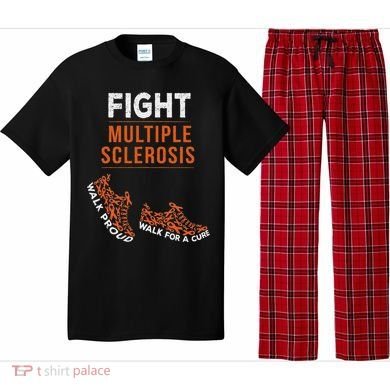 Fight Multiple Sclerosis Ms Awareness Warrior Ribbon Pajama Set