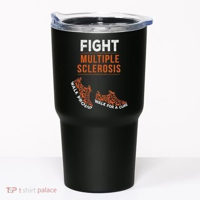 Fight Multiple Sclerosis Ms Awareness Warrior Ribbon Tumbler