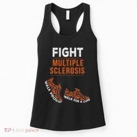 Fight Multiple Sclerosis Ms Awareness Warrior Ribbon Women's Tank Top thumb 0