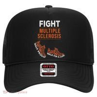 Fight Multiple Sclerosis Ms Awareness Warrior Ribbon Hat thumb 0