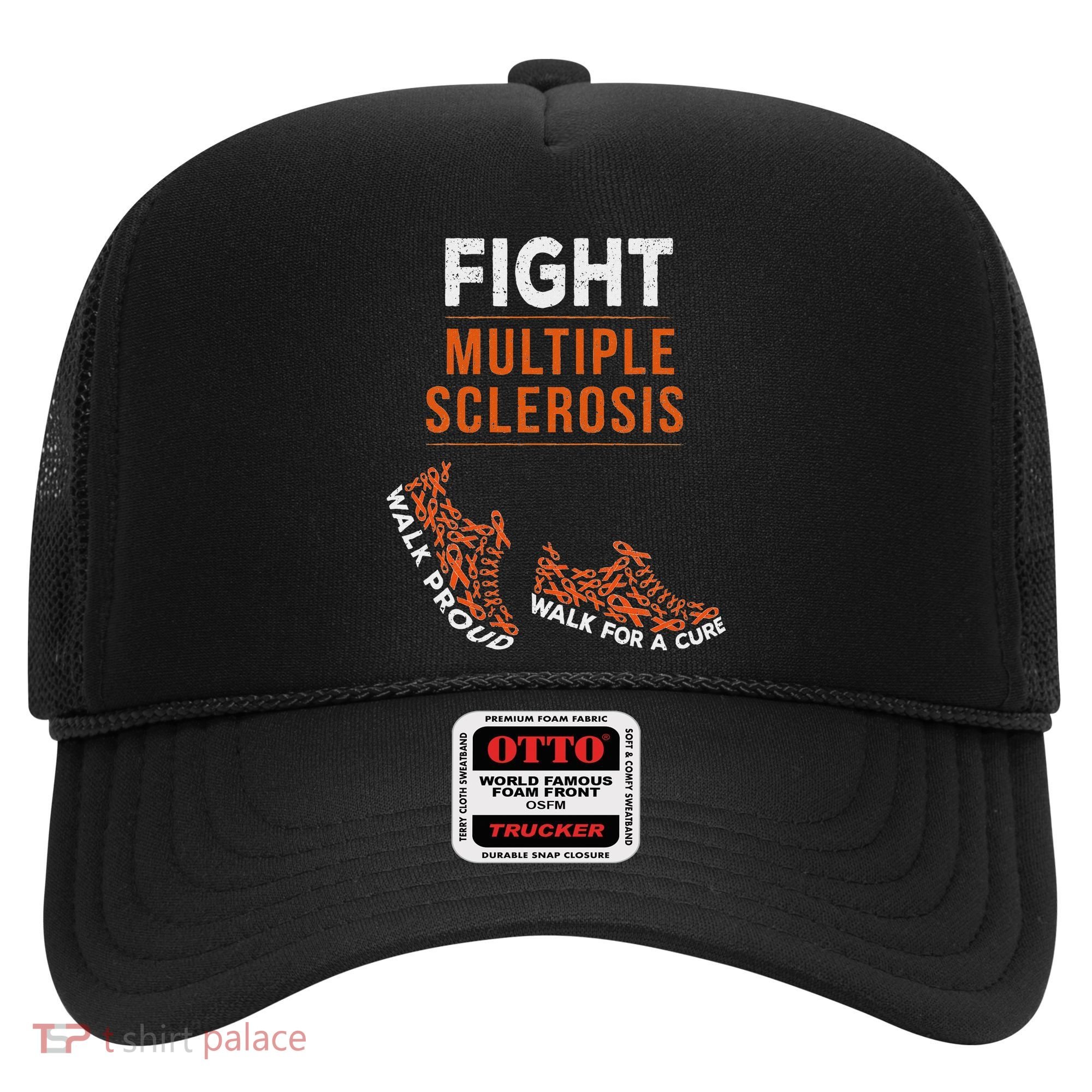 Fight Multiple Sclerosis Ms Awareness Warrior Ribbon Hat