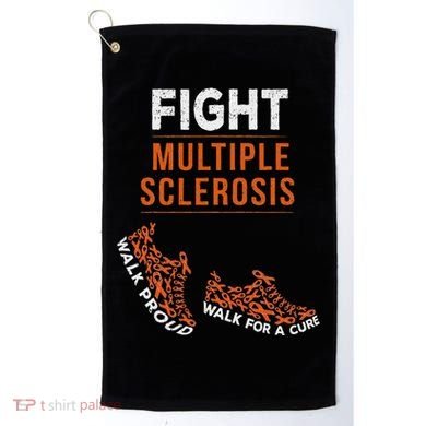 Fight Multiple Sclerosis Ms Awareness Warrior Ribbon Golf Towel