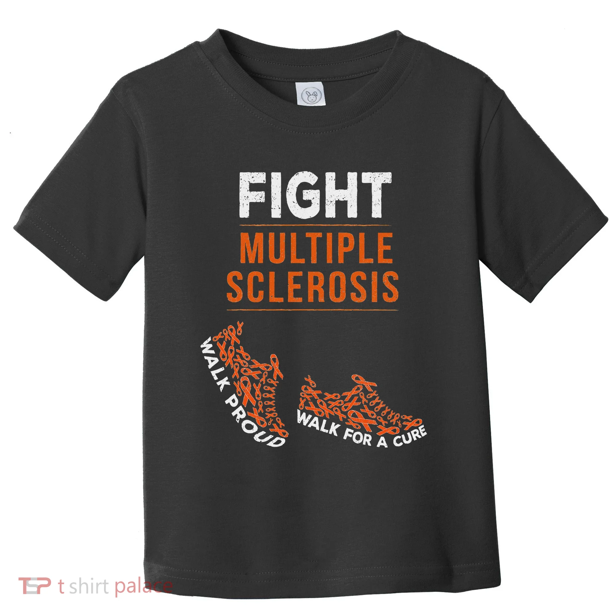 Fight Multiple Sclerosis Ms Awareness Warrior Ribbon Toddler T-Shirt