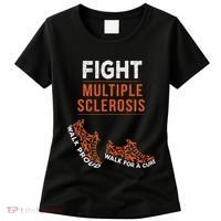 Fight Multiple Sclerosis Ms Awareness Warrior Ribbon Women's T-Shirt thumb 0