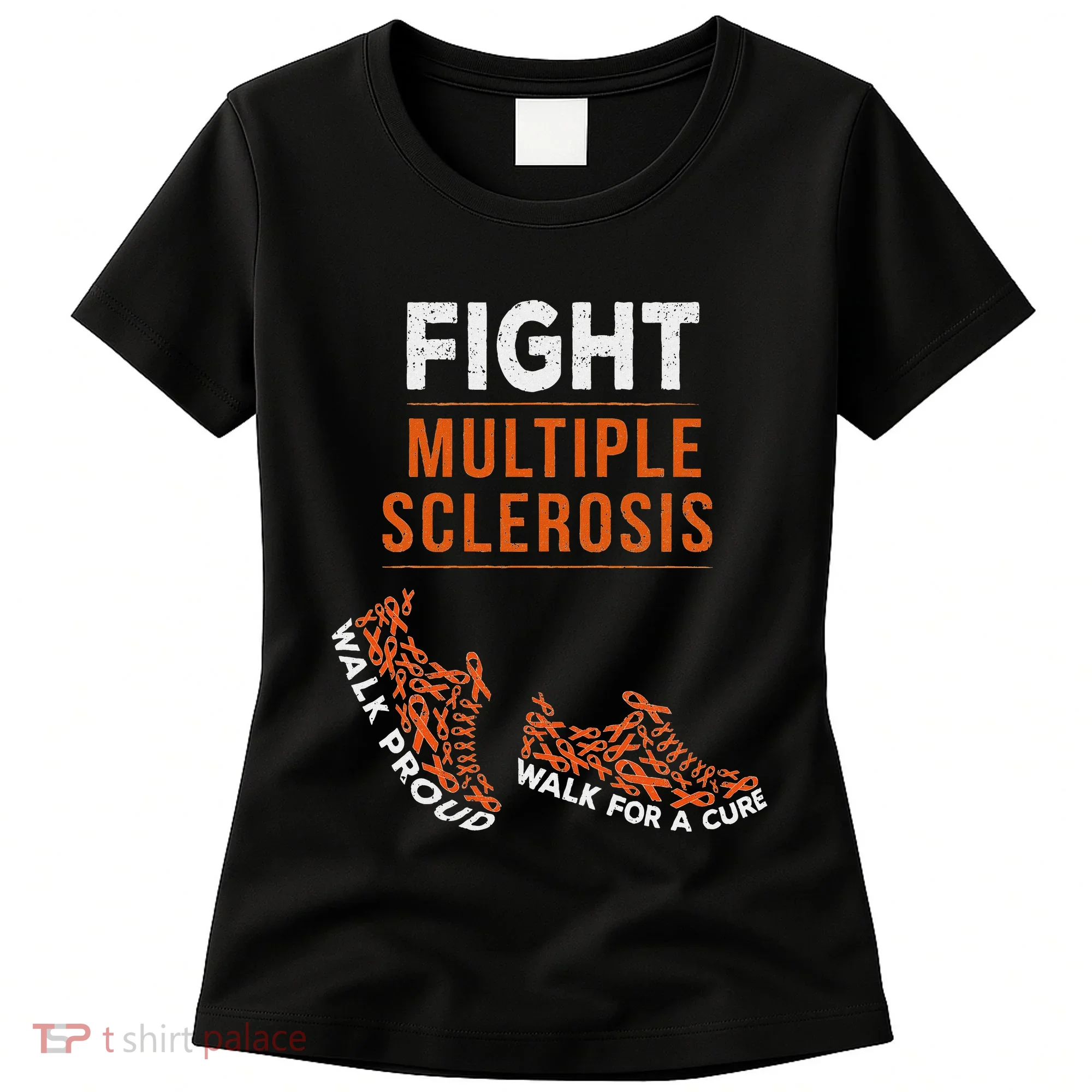 Fight Multiple Sclerosis Ms Awareness Warrior Ribbon Women's T-Shirt