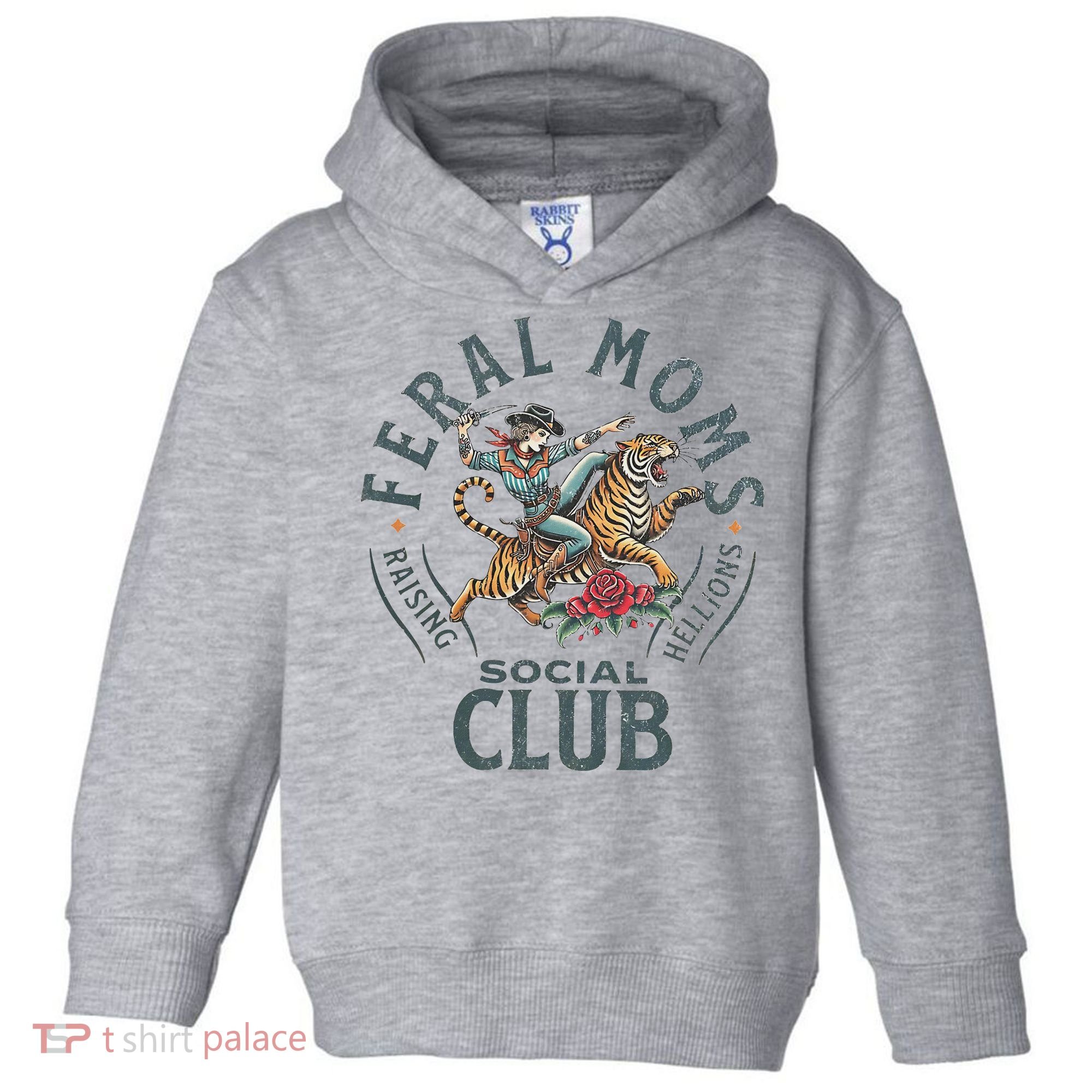 Feral Moms Social Club Trendy Mom Apparel Toddler Hoodie