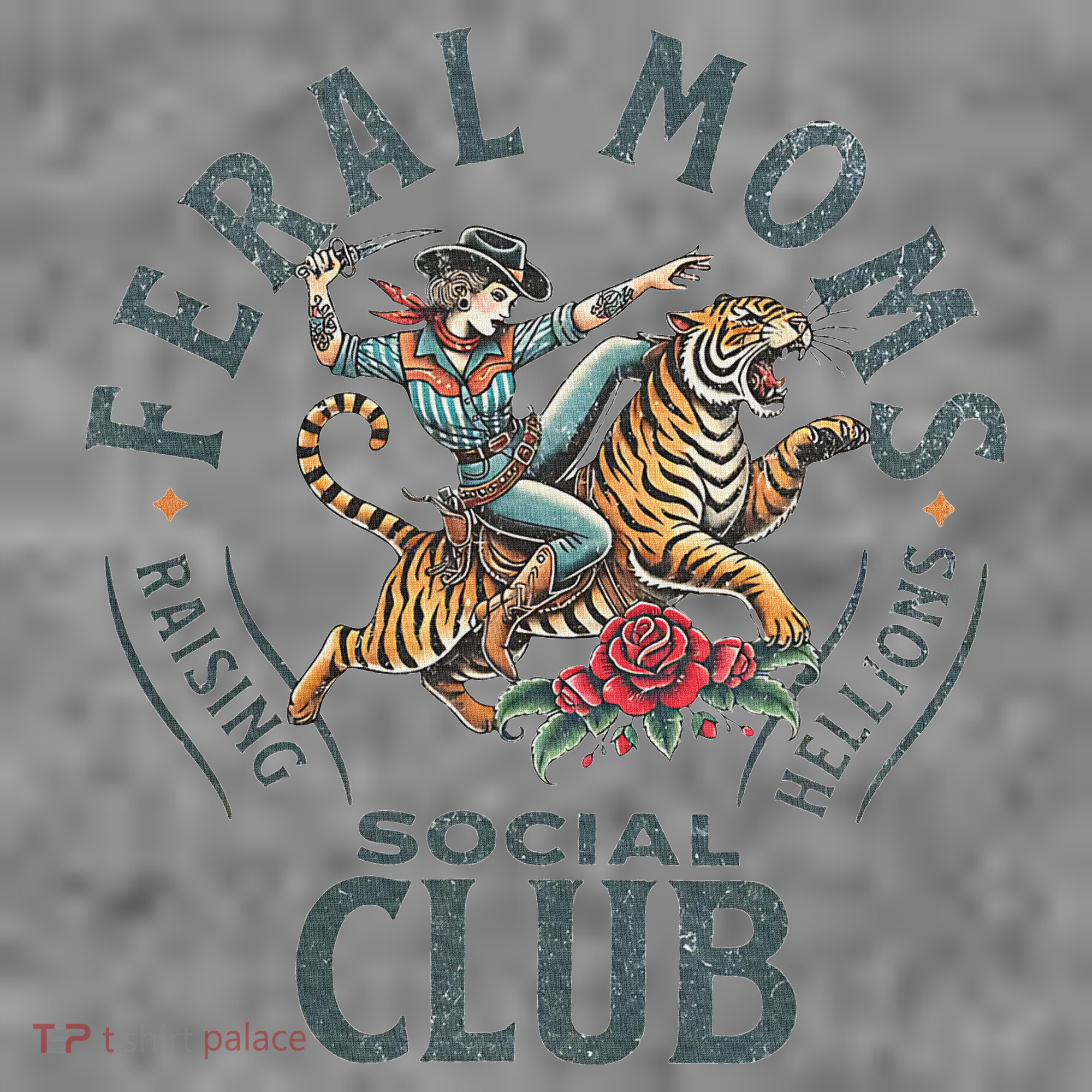 Feral Moms Social Club Trendy Mom Apparel Toddler Hoodie