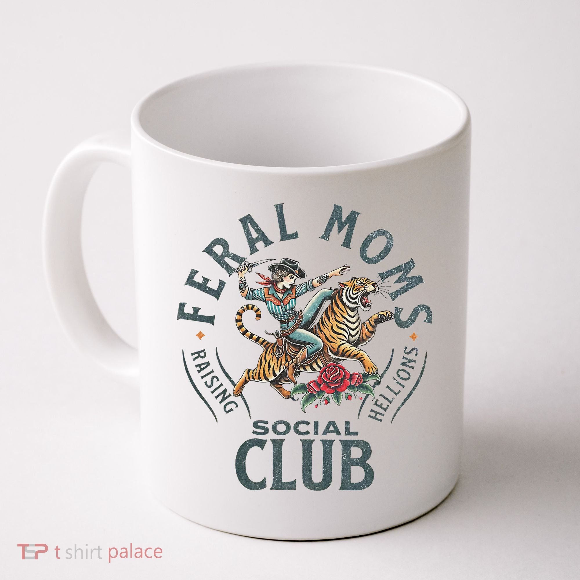 Feral Moms Social Club Trendy Mom Apparel Coffee Mug
