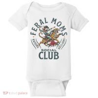 Feral Moms Social Club Trendy Mom Apparel Baby Bodysuit thumb 0