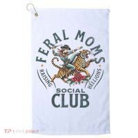 Feral Moms Social Club Trendy Mom Apparel Golf Towel thumb 0