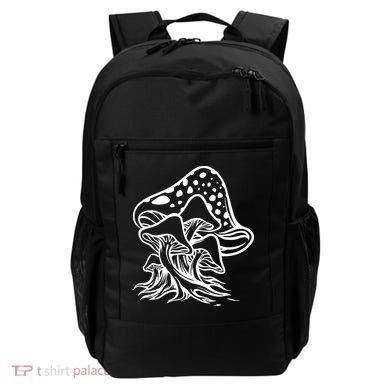 Fungus Mushrooms Silhouette Backpack