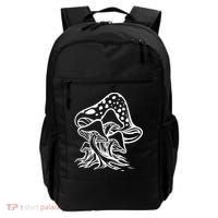 Fungus Mushrooms Silhouette Backpack thumb 0