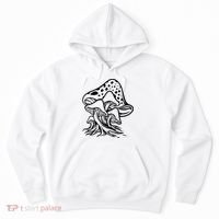 Fungus Mushrooms Silhouette Hoodie thumb 0
