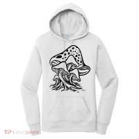 Fungus Mushrooms Silhouette Women's Hoodie thumb 0
