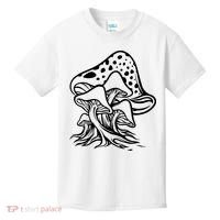 Fungus Mushrooms Silhouette Kids T-Shirt thumb 0