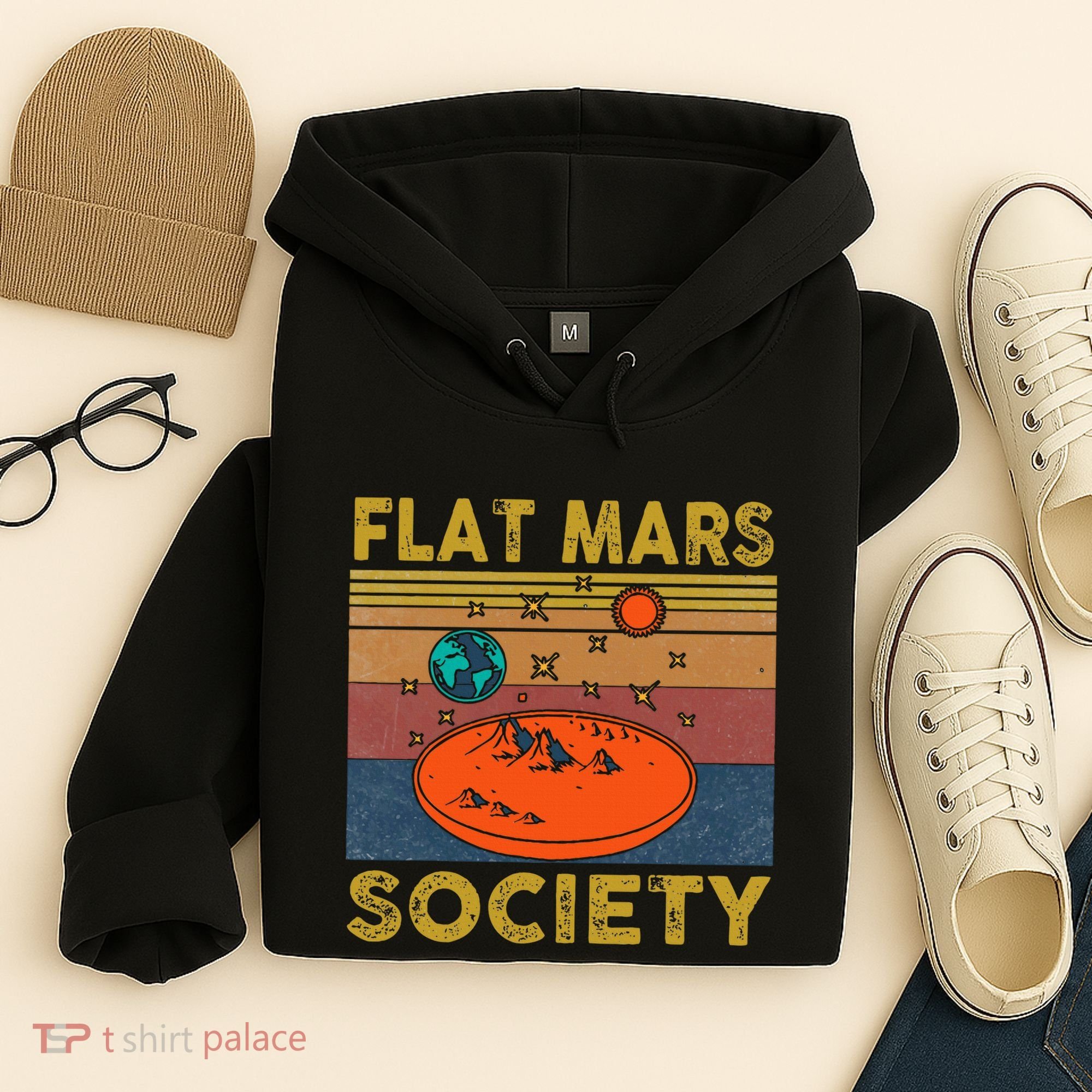 Flat Mars Society Mars Hoodie