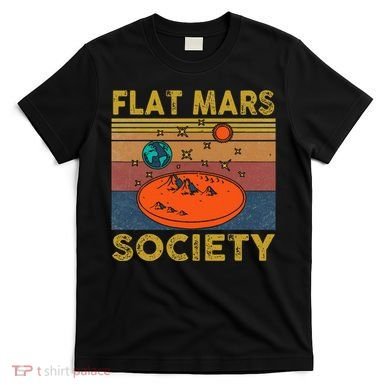 Flat Mars Society Mars T-Shirt