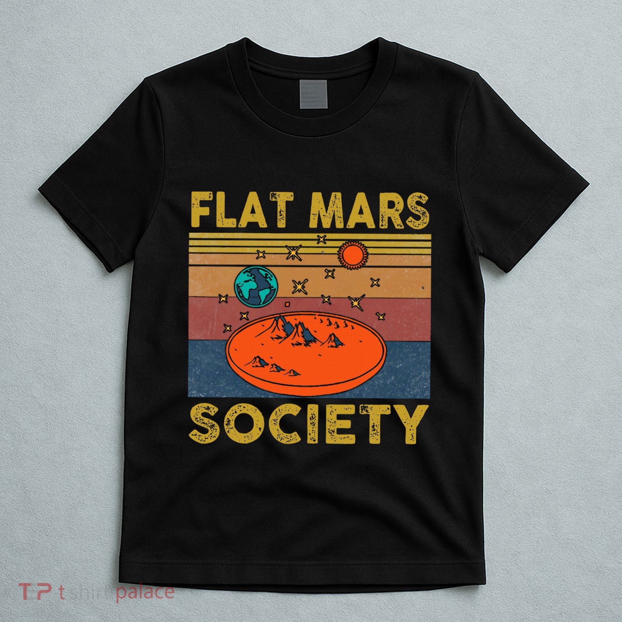 Flat Mars Society Mars T-Shirt