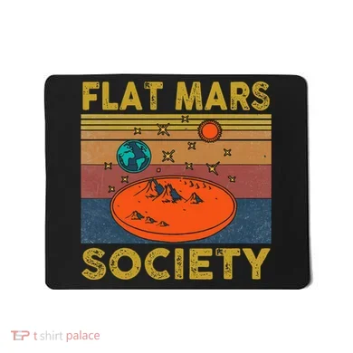 Flat Mars Society Mars Mousepad