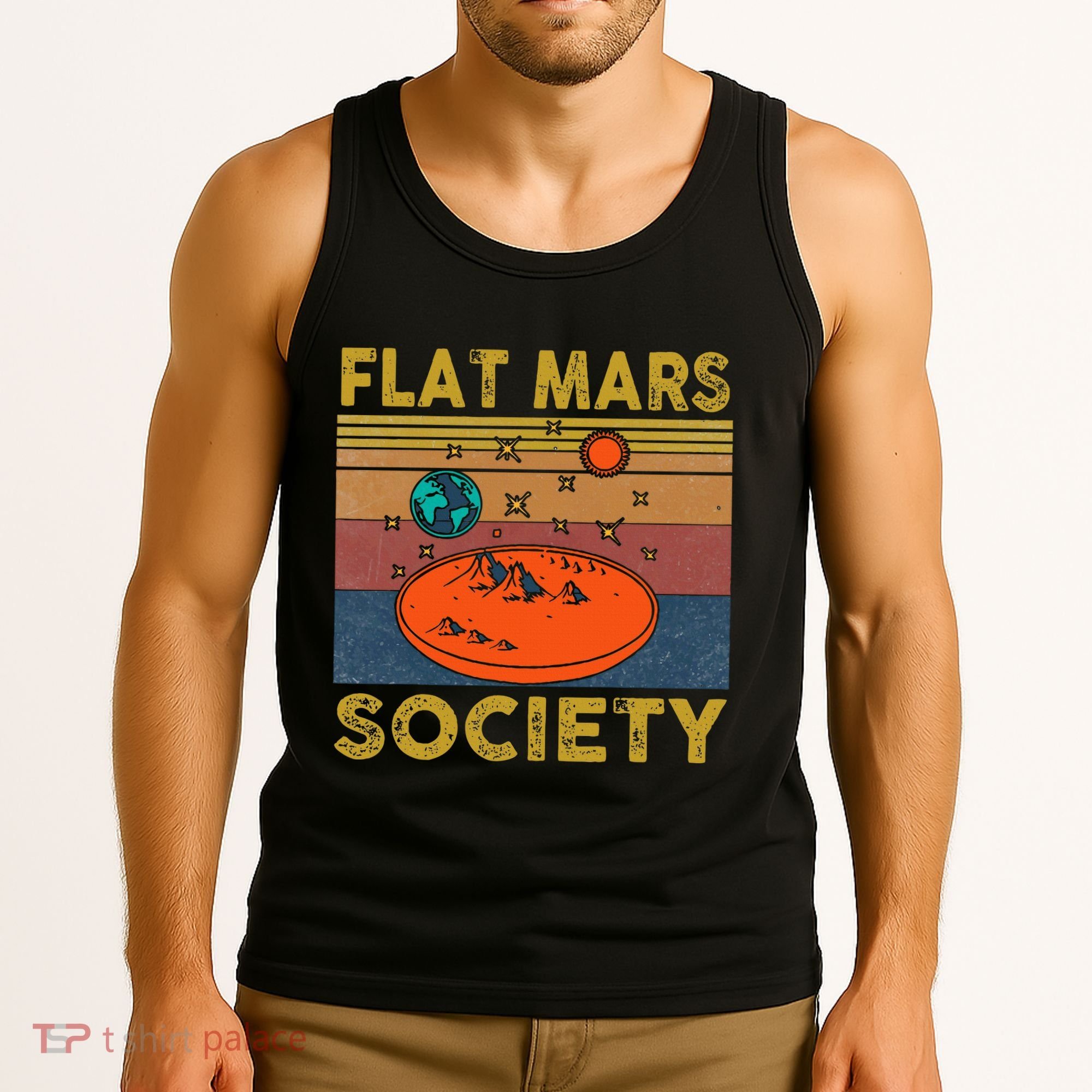 Flat Mars Society Mars Tank Top