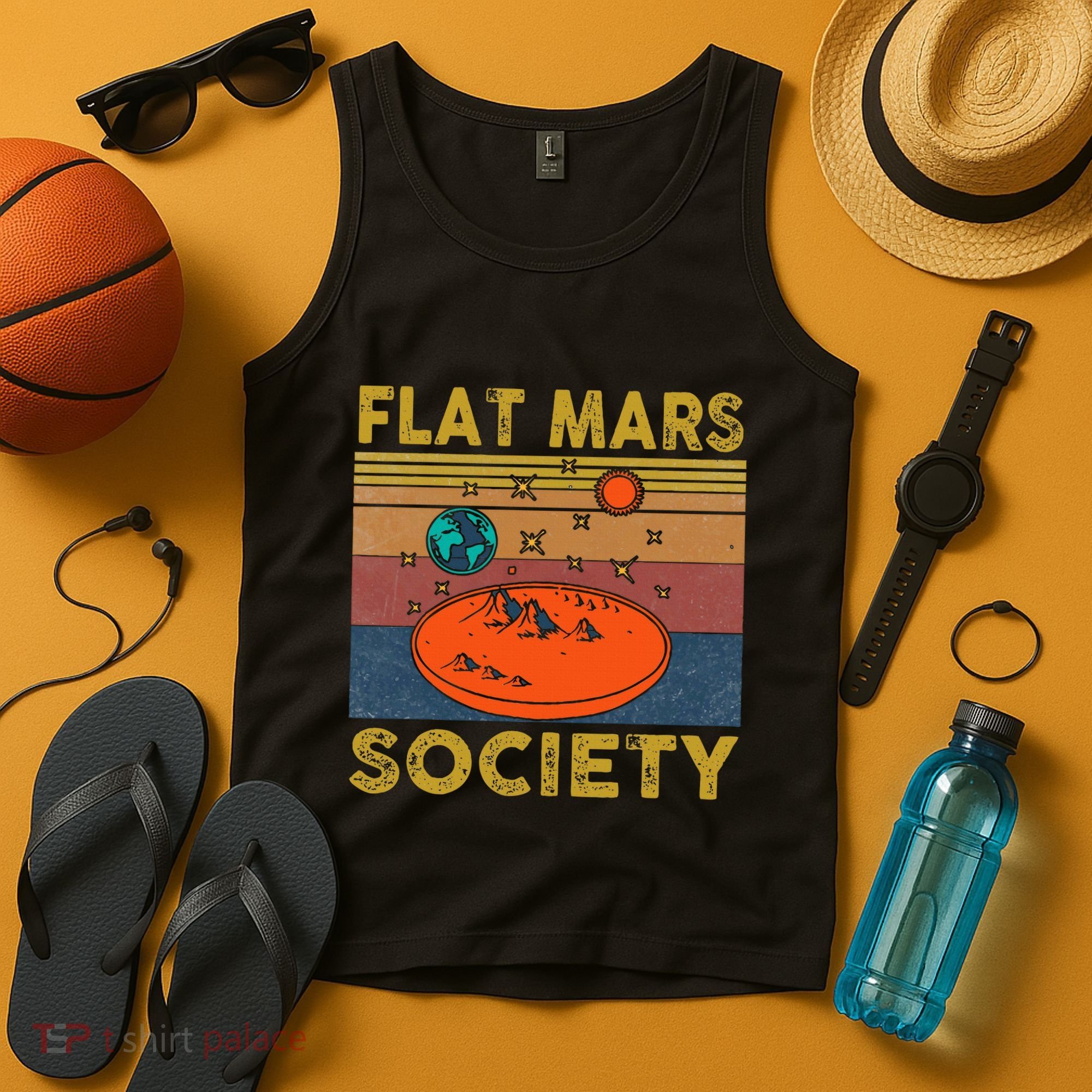 Flat Mars Society Mars Tank Top