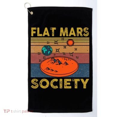 Flat Mars Society Mars Golf Towel