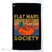 Flat Mars Society Mars Golf Towel thumb 0
