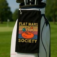 Flat Mars Society Mars Golf Towel thumb 2