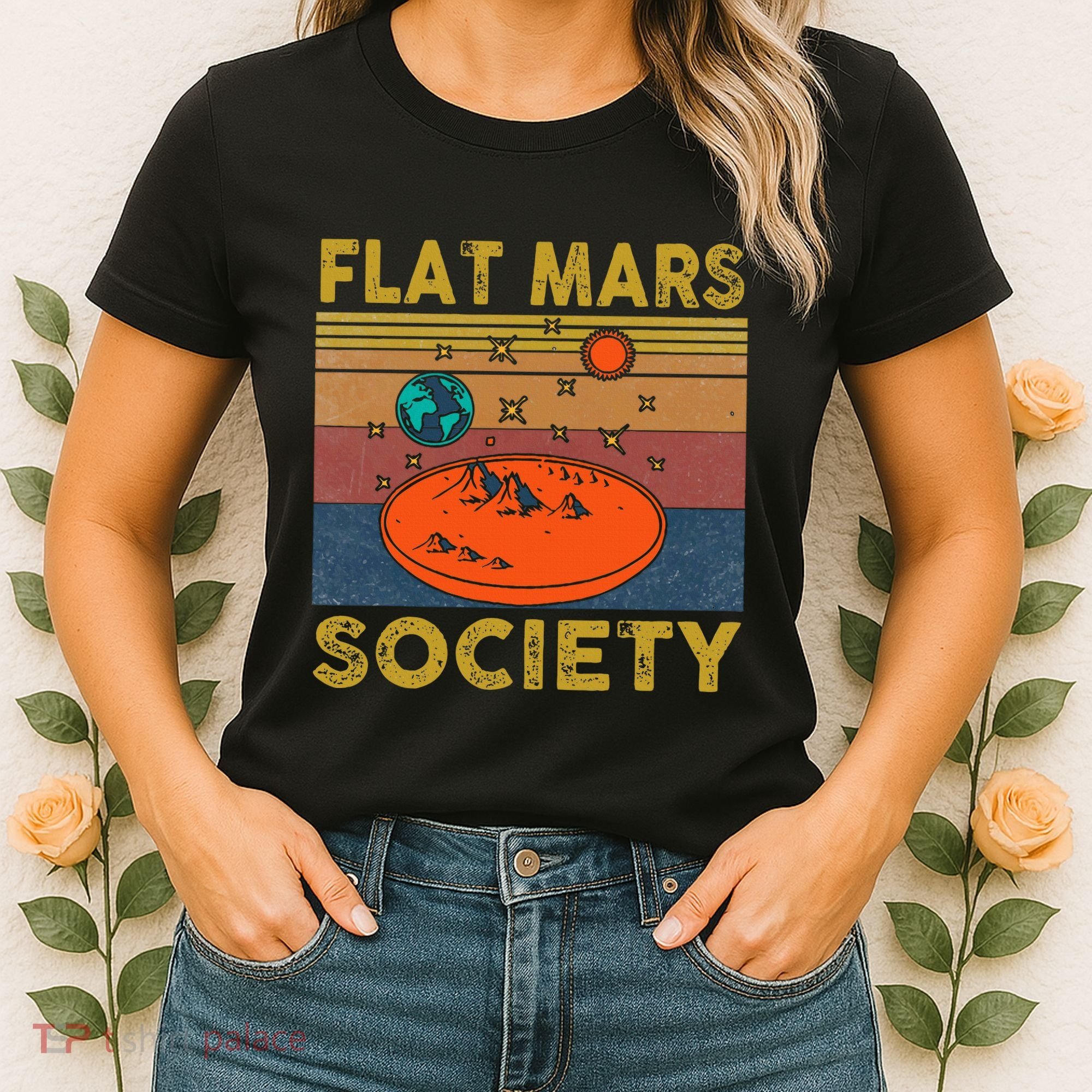 Flat Mars Society Mars Women's T-Shirt