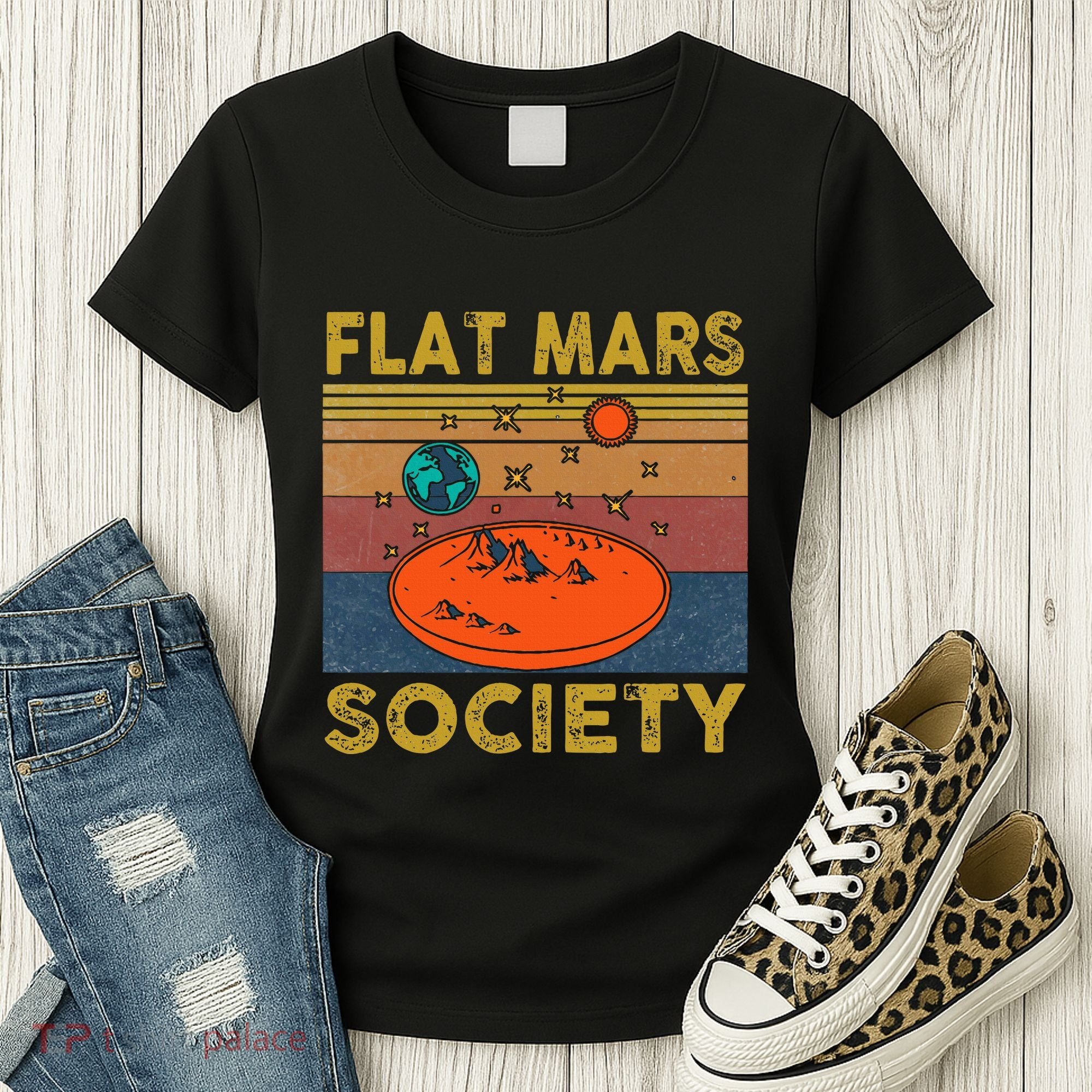 Flat Mars Society Mars Women's T-Shirt