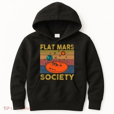 Flat Mars Society Mars Kids Hoodie
