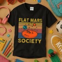 Flat Mars Society Mars Kids T-Shirt thumb 3