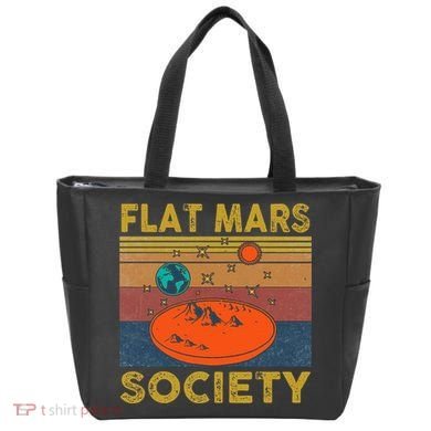 Flat Mars Society Mars Tote Bag