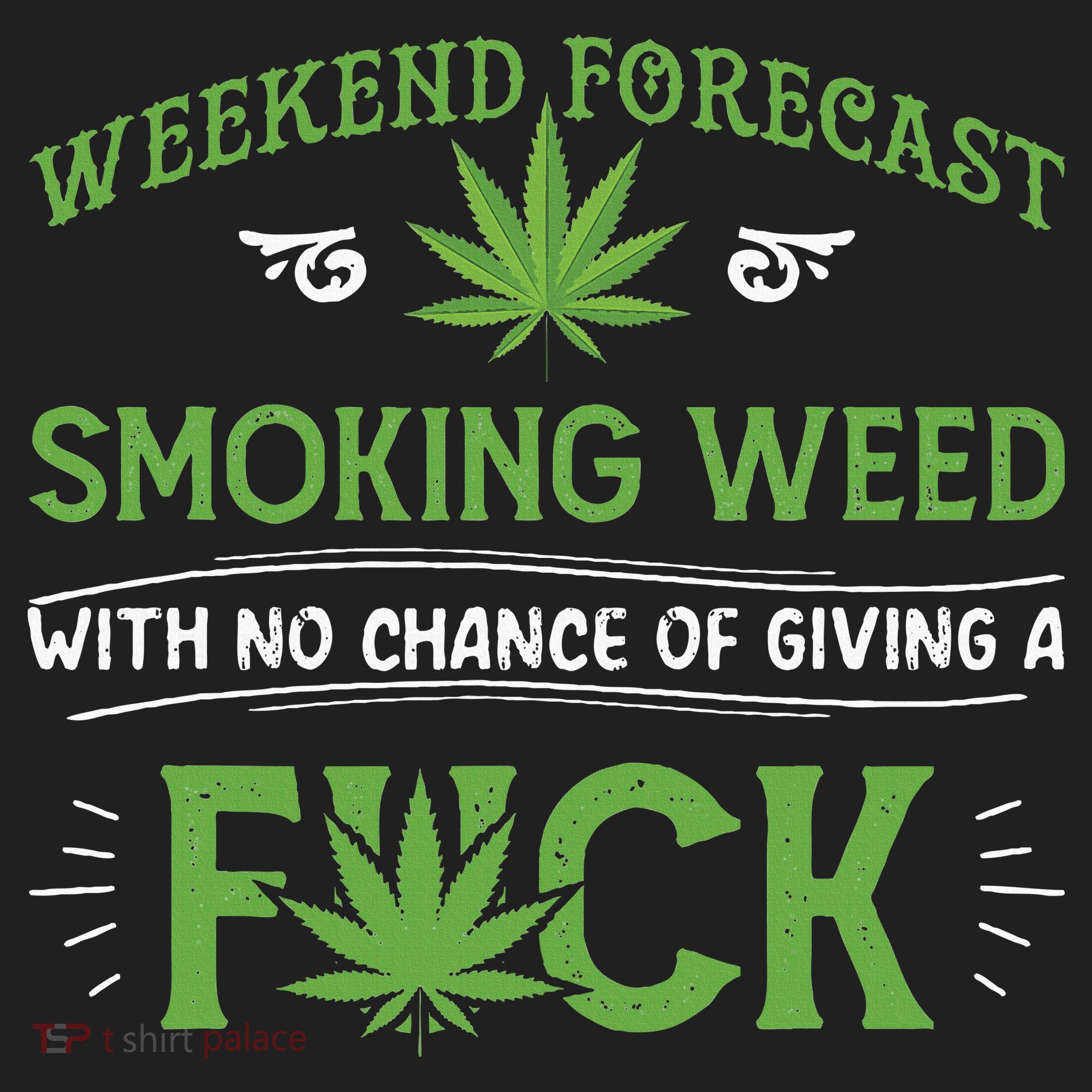 Funny Marijuana Smoking Weed Weekend Forecast Stoner Gift Tumbler