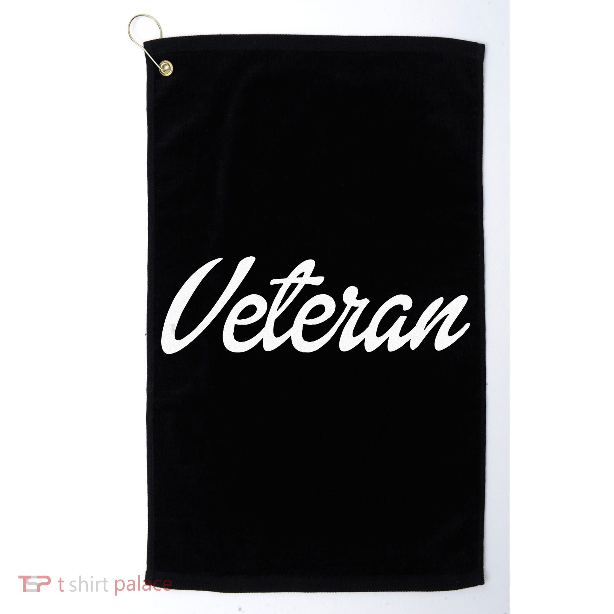 Female Military Service Veteran Gift Golf Towel