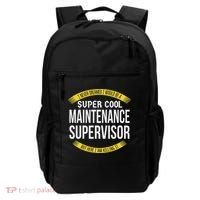 Funny Maintenance Supervisor S Gift Appreciation Backpack thumb 0